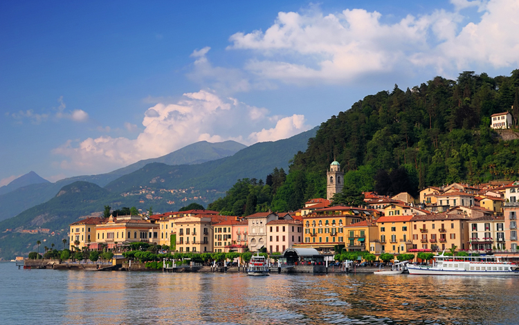 Porlezza & Bellagio in Italië gefilmd met drone