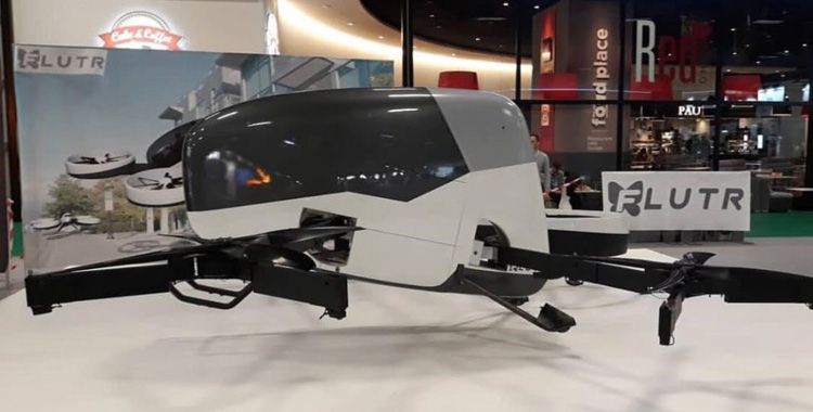 FLUTR passagiersdrone debuteert tijdens Paris Motor Show 2018